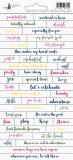 Sticker sheet Let's flamingle 01, 10,5 x 23cm