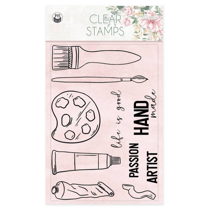 Let Your Creativity Bloom - Clear Stamp Set - zum Schließen ins Bild klicken