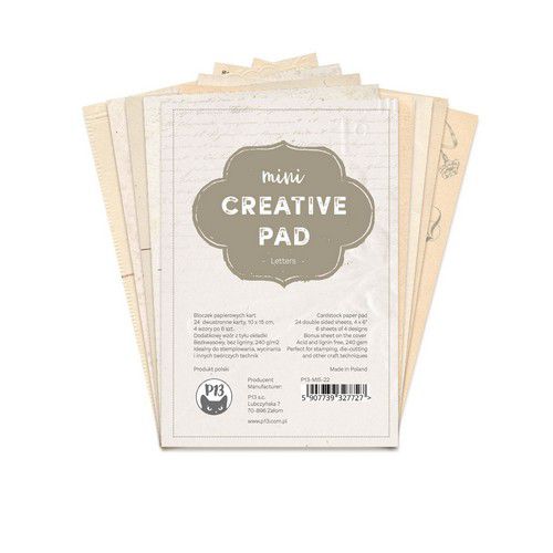 Piatek13 - Mini Creative Paper Pad Letters 4x6