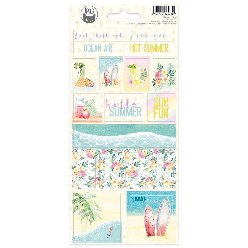 Summer Vibes - Sticker Sheet 02 - zum Schließen ins Bild klicken