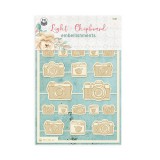 Light chipboard embellishments Travel Journal 04