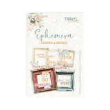 Travel Journal Ephemera Die Cuts Frames and Words