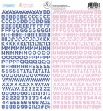 Crafted Moments - Mini Puffy Alpha Stickers von