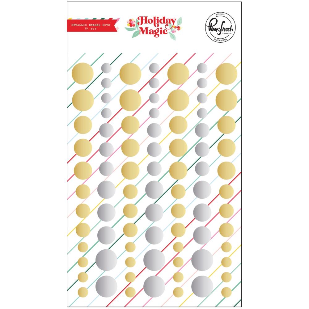 Holiday Magic - Metallic Enamel Dots