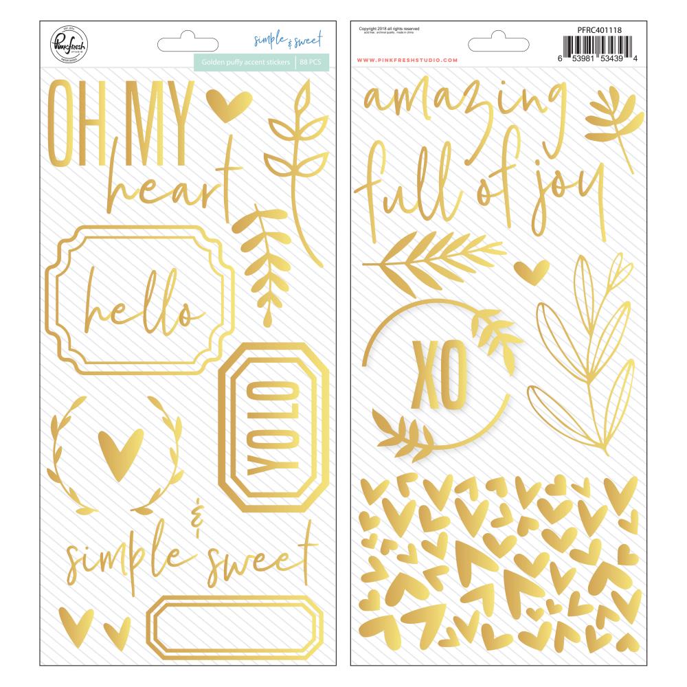 Simple & Sweet - Puffy Accent Stickers