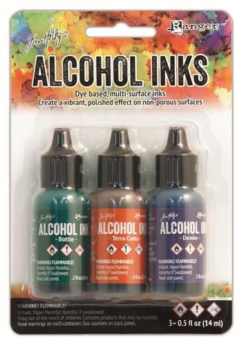 Alcohol Ink Kit - Rustic Lodge von Ranger - zum Schließen ins Bild klicken