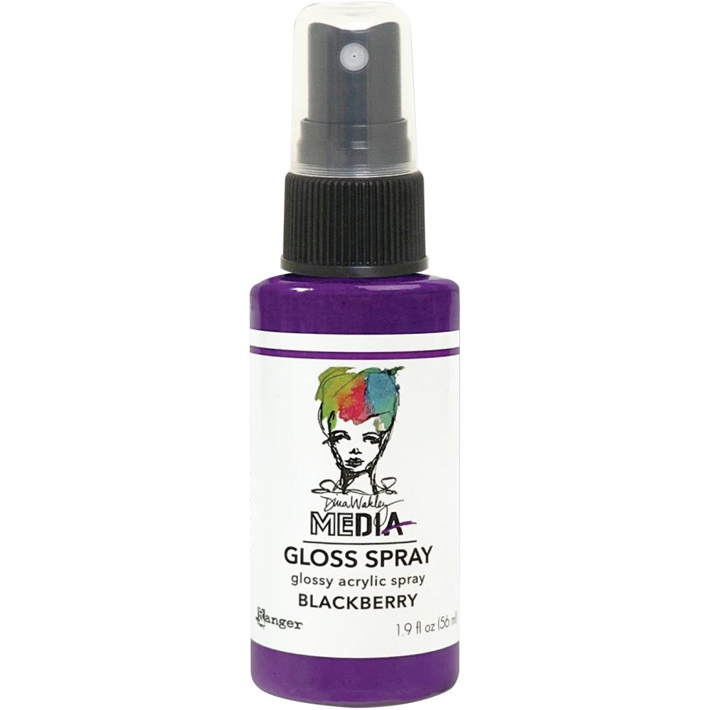 Dina Wakley Gloss Paint Spray - Blackberry von Ran - zum Schließen ins Bild klicken