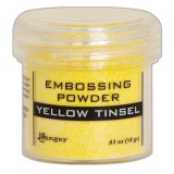 Ranger Embossing Powder - yellow tinsel Ranger Embossing Powder - yellow tinsel