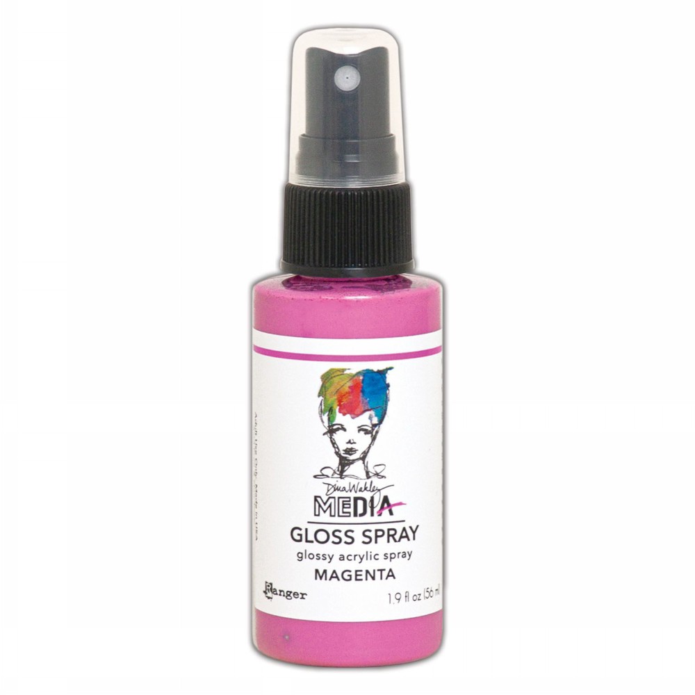 Dina Wakley Gloss Paint Spray - Magenta