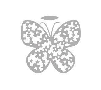 Floral Lace Butterfly - Stanzschablone
