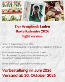Bastelkalender - November 2026 - Light Version