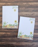Notizblock - Garten - Din A6 / 50 Blatt