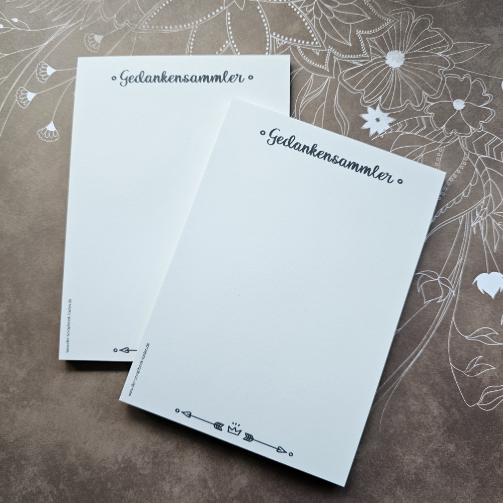 Notizblock - Gedankensammler natur - Din A6 / 50 B