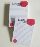 Notizblock - Gedankensammler - Din A6 / 25 Blatt Notizblock - Gedankensammler - Din A6 / 25 Blatt