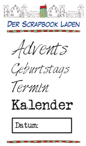 Kalender - Clear Stamp Minis