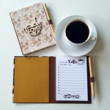 Kreativ Set 57 - Notizbuch Kaffee