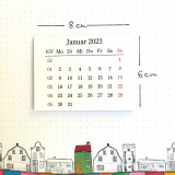 Mini Kalender für 2023 - 6 x 8 cm Mini Kalender für 2023 - 6 x 8 cm