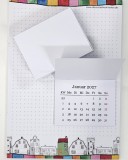 Mini Kalender für 2027 - 6 x 8 cm