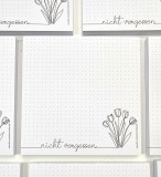 Notizblock - nicht vergessen - quadratisch 14,8 x