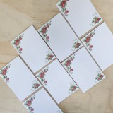 Notizblock - Erdbeeren - Din A6 / 50 Blatt