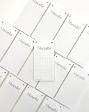 Notizblock - Merkzettel - gelocht mit Perforation
