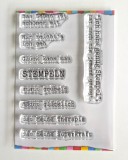 Stempelglück Clear Stamp Set von Der Scrapbook Lad Stempelglück Clear Stamp Set von Der Scrapbook Lad