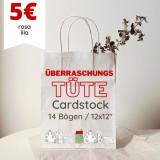 Überraschungstüte - Cardstock rosa / lila