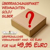 Überraschungspaket - Weihnachten gold/silber