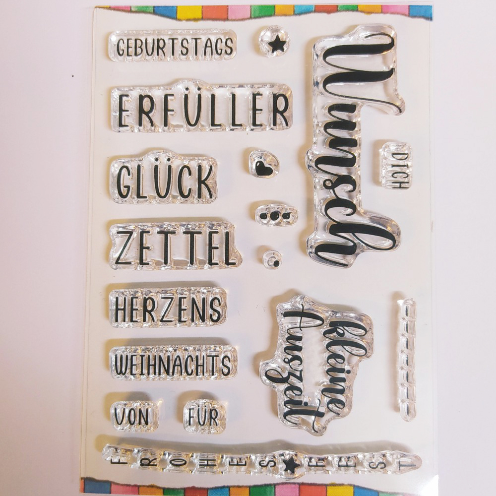 Wunsch Clear Stamp Set von Der Scrapbook Laden - zum Schließen ins Bild klicken