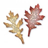 Movers & Shapers Mini Tattered Leaves Set