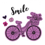 Sizzix Framelits Die Set 4PK w/Stamps - Bicycle #2 Sizzix Framelits Die Set 4PK w/Stamps - Bicycle #2