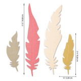 Natural Feathers - Sizzix BigZ Die Natural Feathers - Sizzix BigZ Die