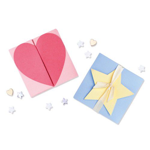 Sizzix Thinlits Die Set Box Heart and Star Card - zum Schließen ins Bild klicken