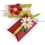 Pillowbox with Poinsettia - Sizzix Thinlits Dies
