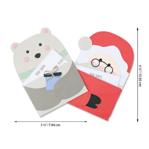 Santa's Letter - Sizzix Thinlits Die Set - zum Schließen ins Bild klicken