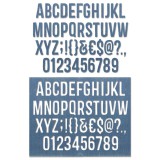 Tim Holtz Alphanumeric - Thinlits Dies Tim Holtz Alphanumeric - Thinlits Dies