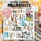 AALL & Create Stencil Graphic Abcs #137