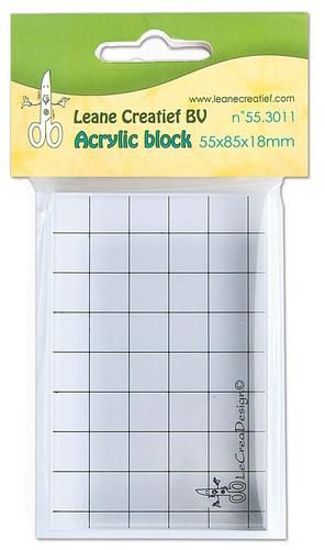 Acrylblock - von Leane Creativ 55x85x18 mm