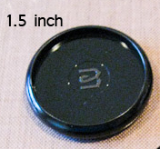 Binding Disc 1.5 " schwarz - zum Schließen ins Bild klicken