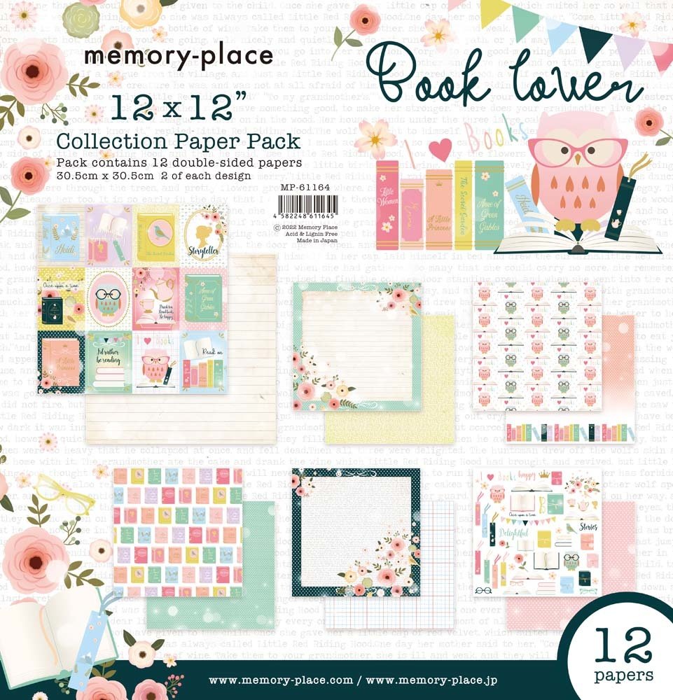 Memory Place - Book Lover Paper Pack 30,5x30,5 cm