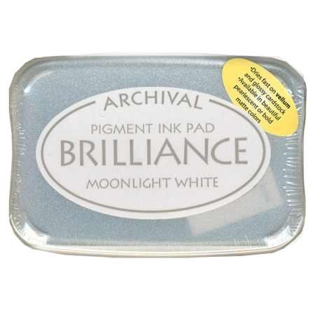Archival Ink Brilliance Moonlight White