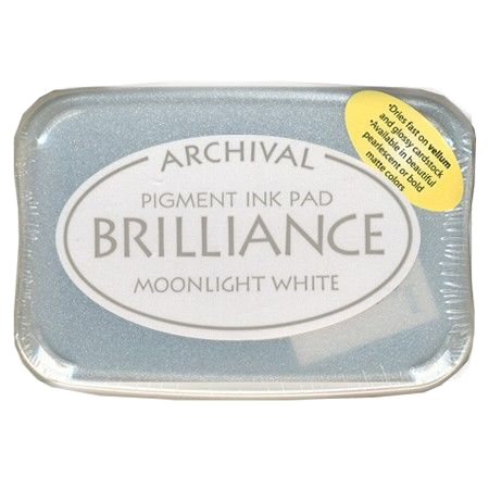 Archival Ink Brilliance Moonlight White - zum Schließen ins Bild klicken