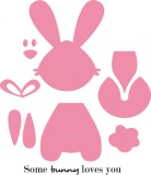 Some bunny loves you - Stanzschablone und Stempel Some bunny loves you - Stanzschablone und Stempel