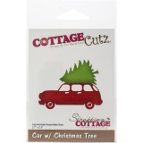 Car with Tree - Cottage Cutz Dies