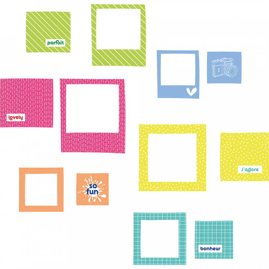 Colorful Life - Chipboards von HaPi Little Fox - zum Schließen ins Bild klicken