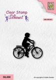 Nellies Choice Clearstempel - Cycling 2 Silhouette Nellies Choice Clearstempel - Cycling 2 Silhouette
