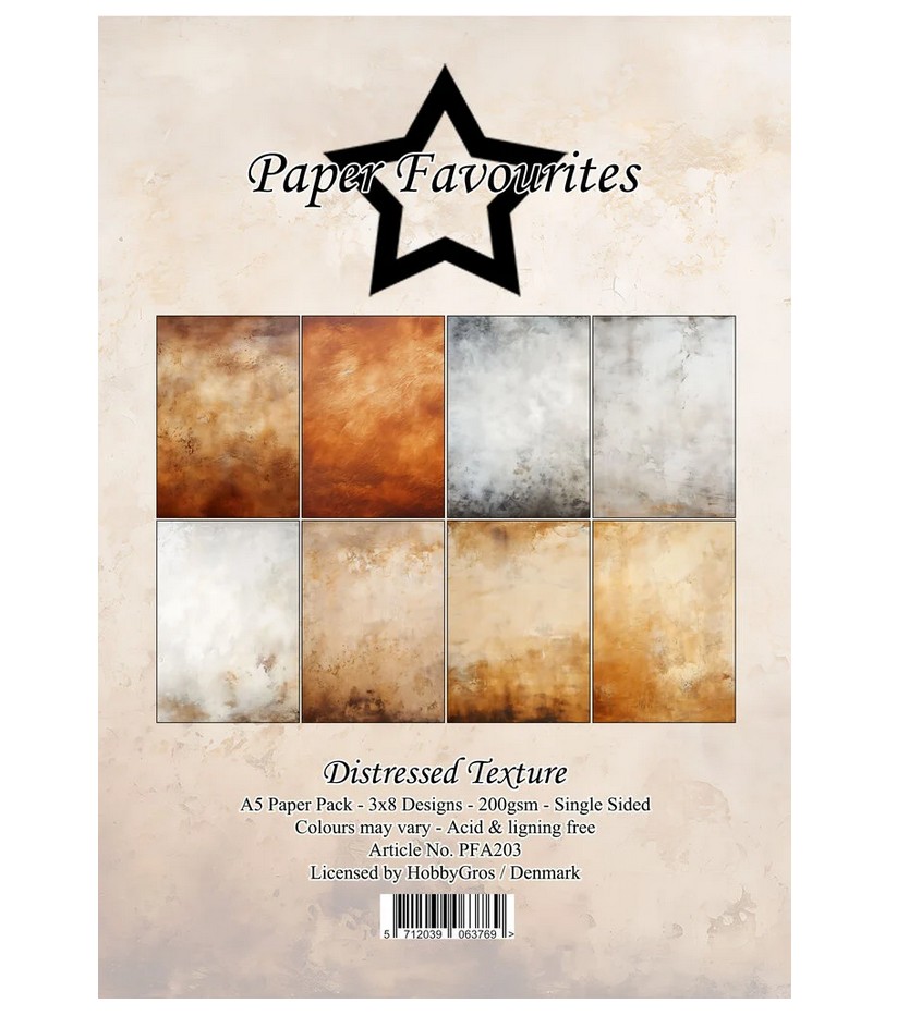 Paper Favourites Distressed Texture Pad A5
