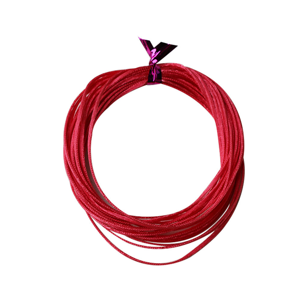 Dress my Craft - satin ribbon twine red 3mm - zum Schließen ins Bild klicken