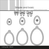 Simple and Basic - Easter Eggs Dies