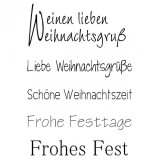 Clear Stamp Set - einen lieben Weihnachtsgruß Clear Stamp Set - einen lieben Weihnachtsgruß